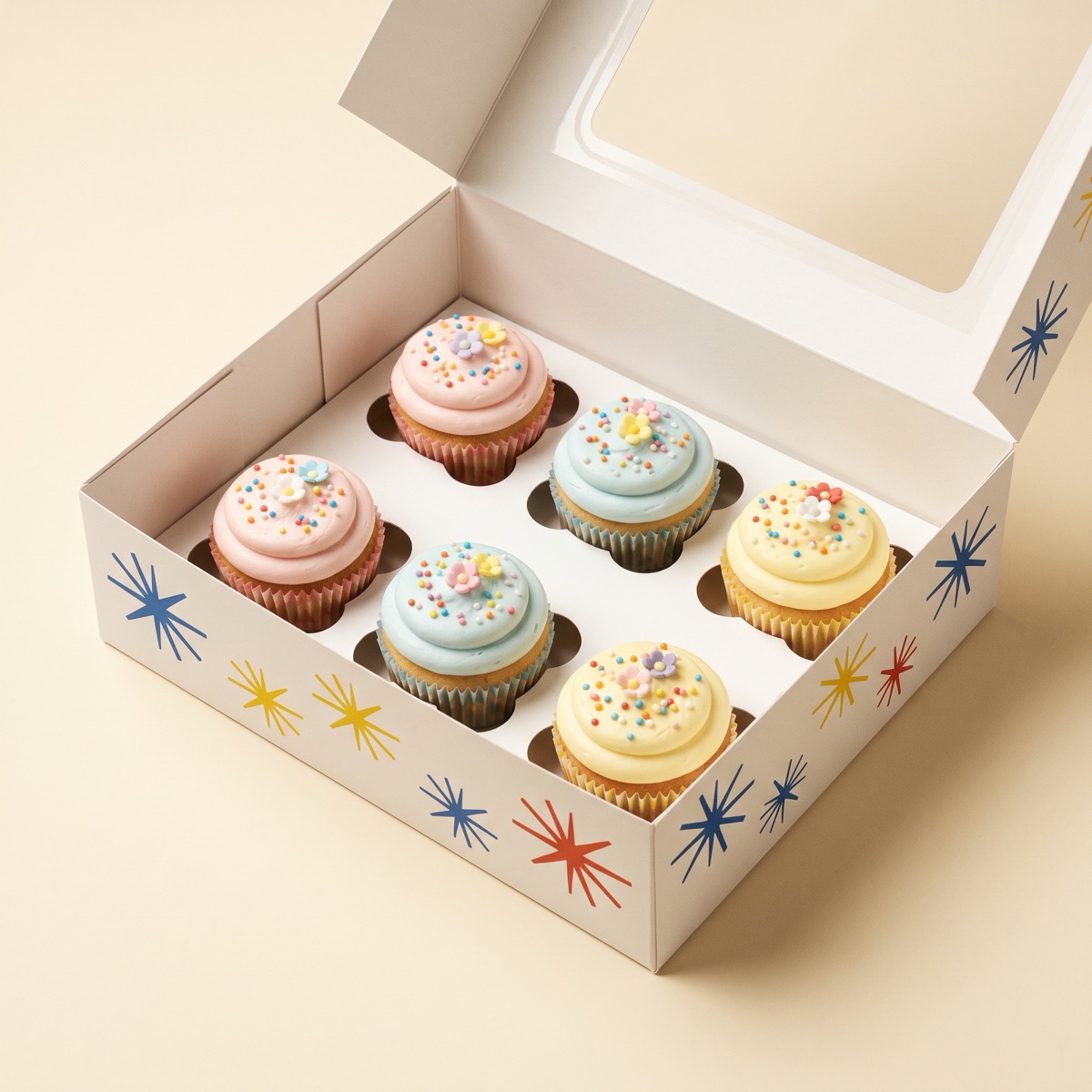 Cupcake & Dessert Boxes — custom printed by Wonderful Choice