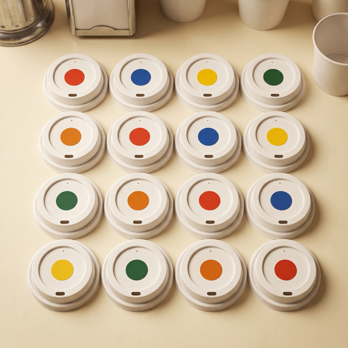 Lid Reminder Stickers — custom printed by Wonderful Choice