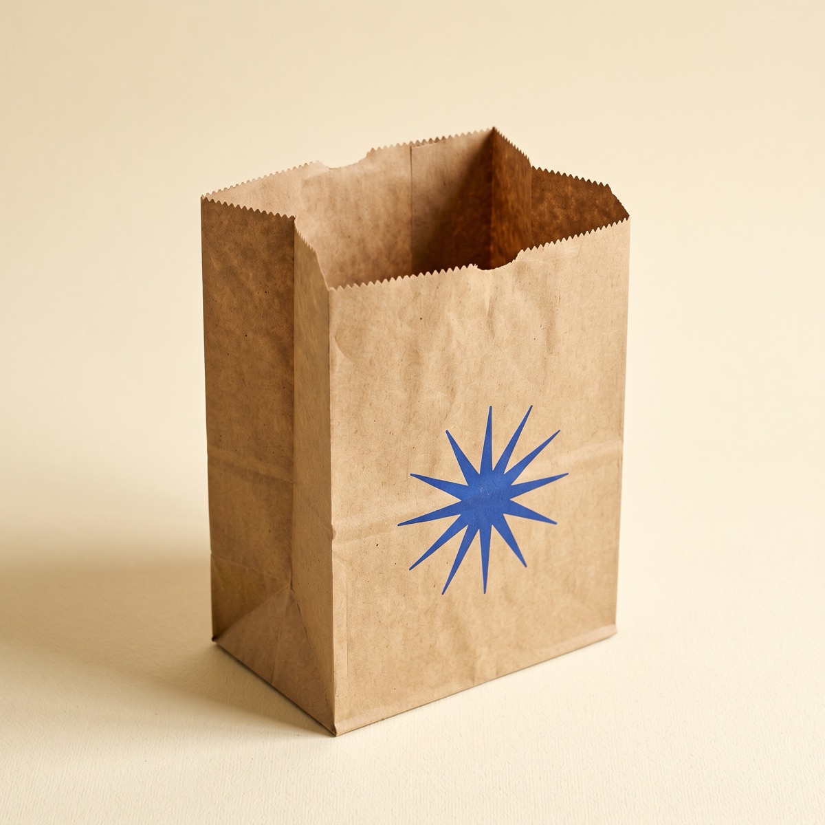 Square-Bottom Kraft Bags — custom printed by Wonderful Choice
